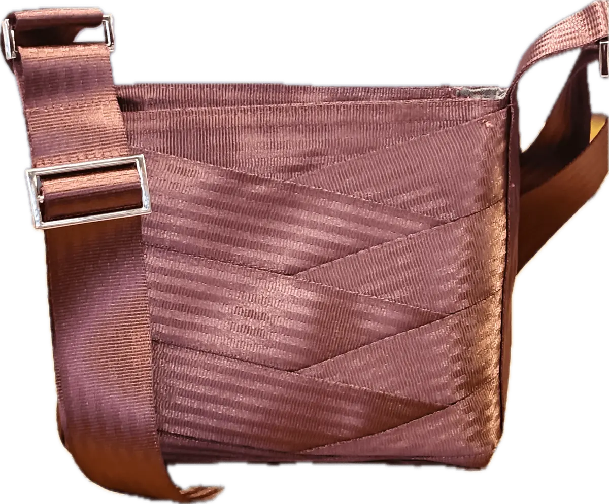 Pure Detroit Official - Medium City Slinger Tote Seatbelt Bag - Burnt  Maple Pre Order 1