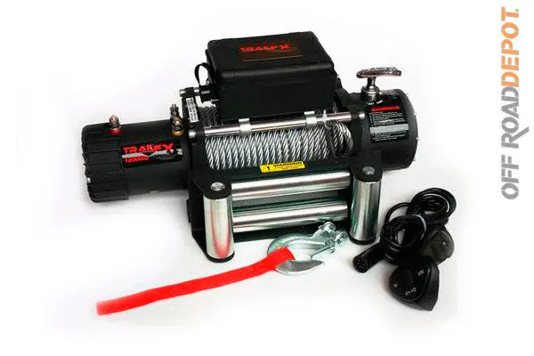 Winch 12,000Lbs. Cuerda De Acero 9.1Mmx94' 1