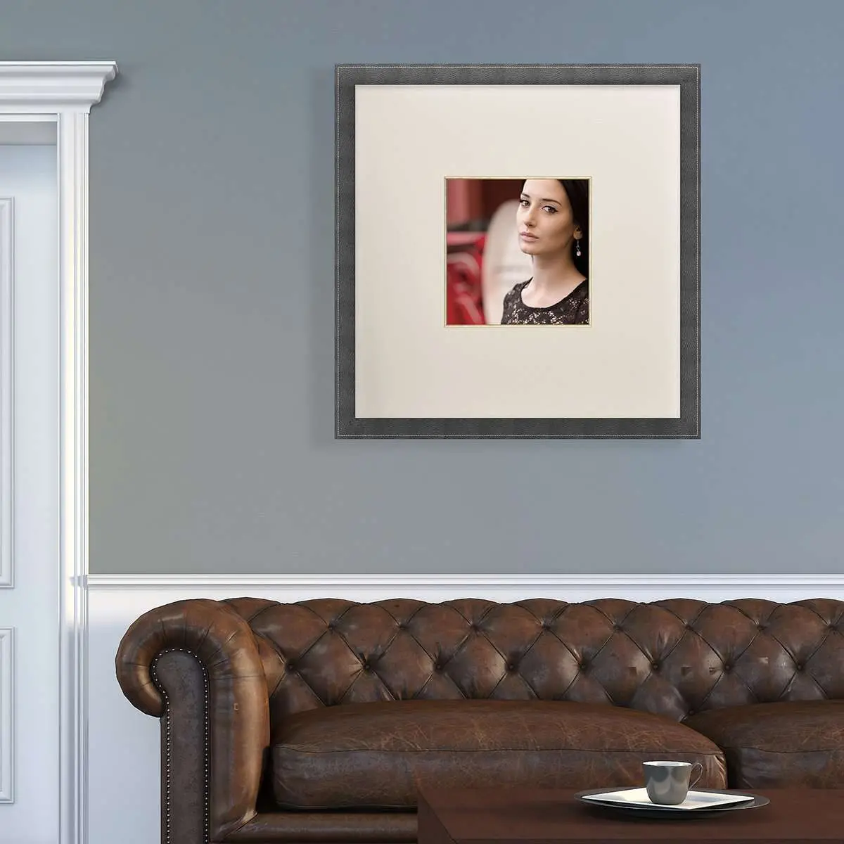 Extra-Wide Mount On A Portrait Photo 1