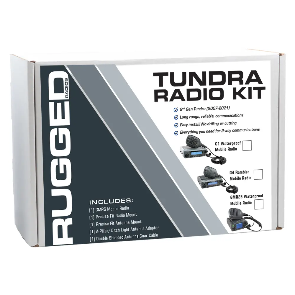 Toyota Tundra Two-Way Gmrs Mobile Radio Kit 1