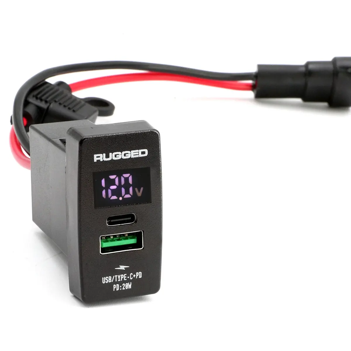 Usb Rocker Switch Hub With 4.2 Amp Outlet 1
