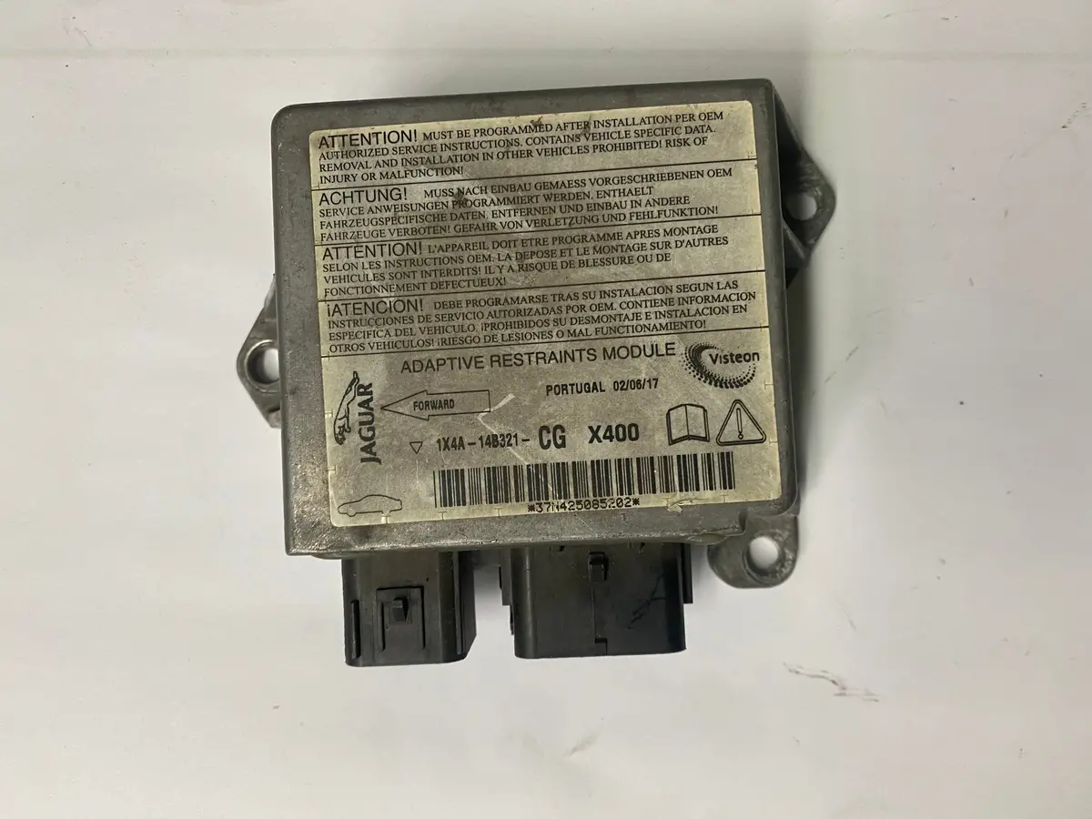 Used Jaguar Airbag Electronic Control Module Part #C2s31697. Fits X Type 2002-2003 1