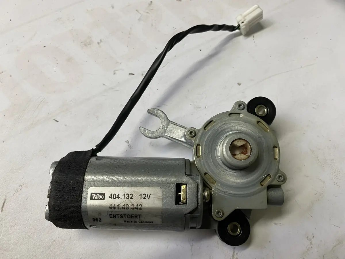 Used Jaguar Sunroof Motor Assembly Engine Mechanism Part #404.132 12V 1