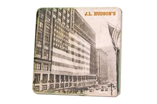 Vintage J.L Hudsons Porcelain Tile Coaster 1