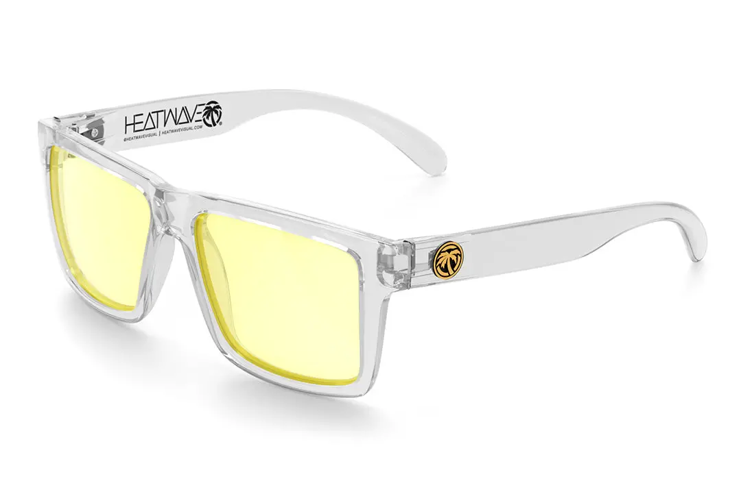 Vise Z87 Sunglasses Vapor Clear Frame: Hi-Vis Yellow Lens 1