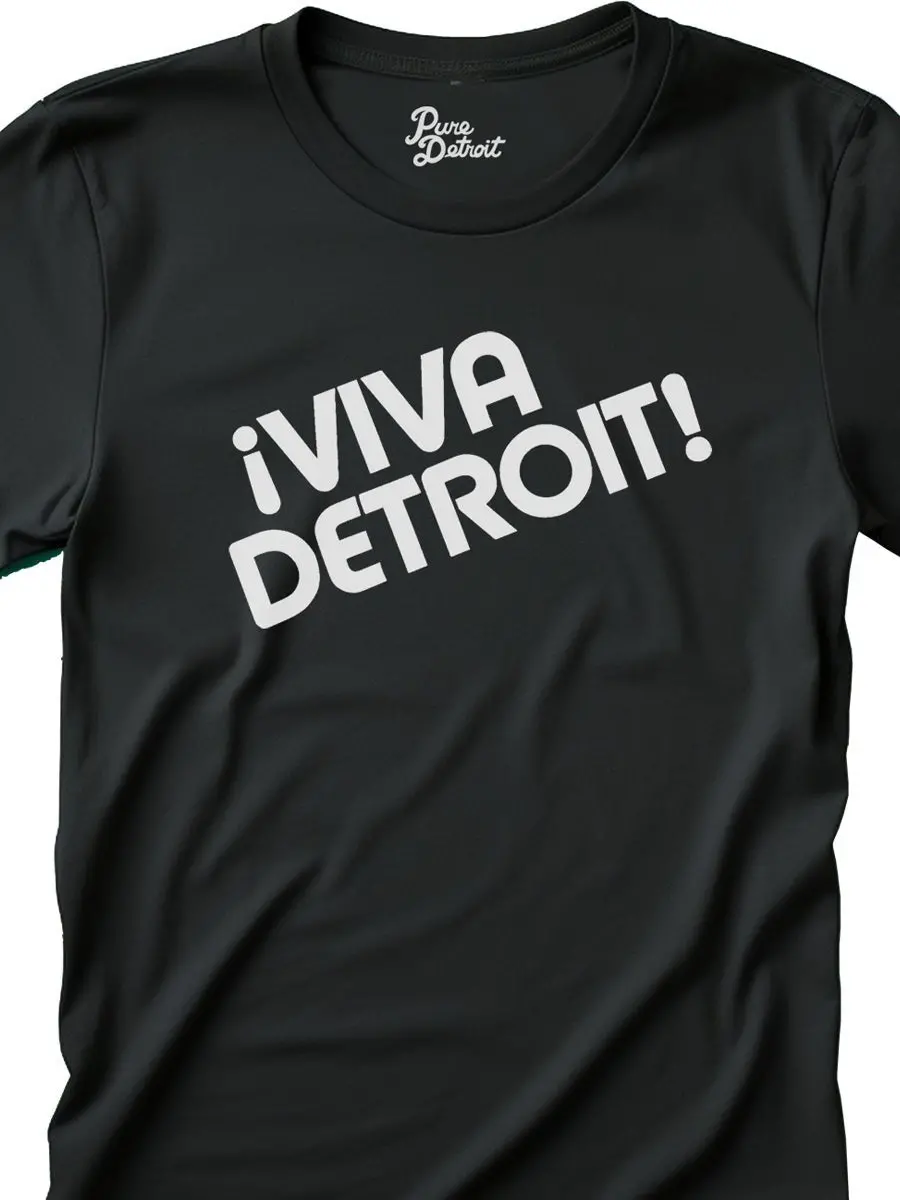 Viva Detroit Premium Unisex T-Shirt - Black / White 1