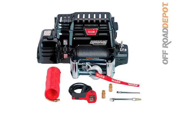 Winch Powerplant Hd 12,000 Lbs. Cuerda De Acero 3/8'' 1