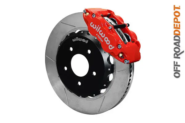 Kit De Rotor Y Freno Rojo Delantero Jeep Jk 1