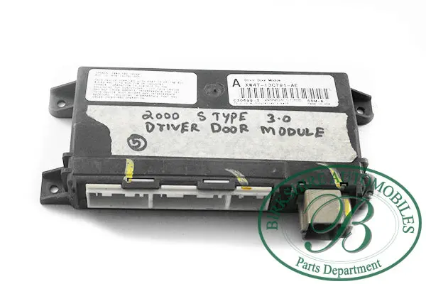 Jaguar Drivers Door Module Part#Xw4t 13C791 Ae Fits 00-04 S-Type 1