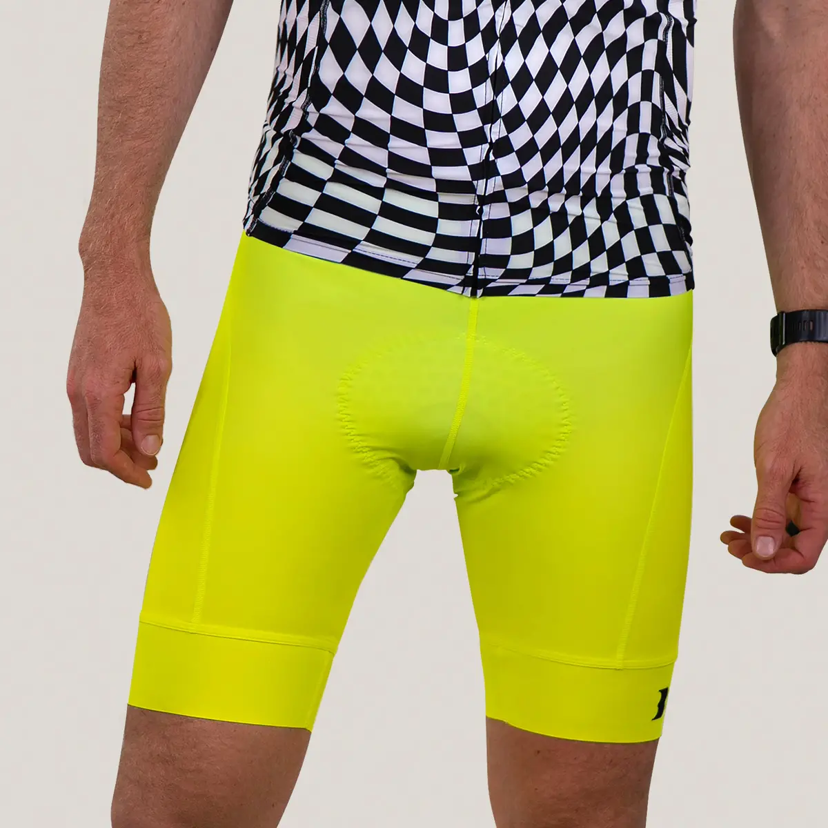 Bomboom Men's Cycling Shorts - Citron Fusion 1