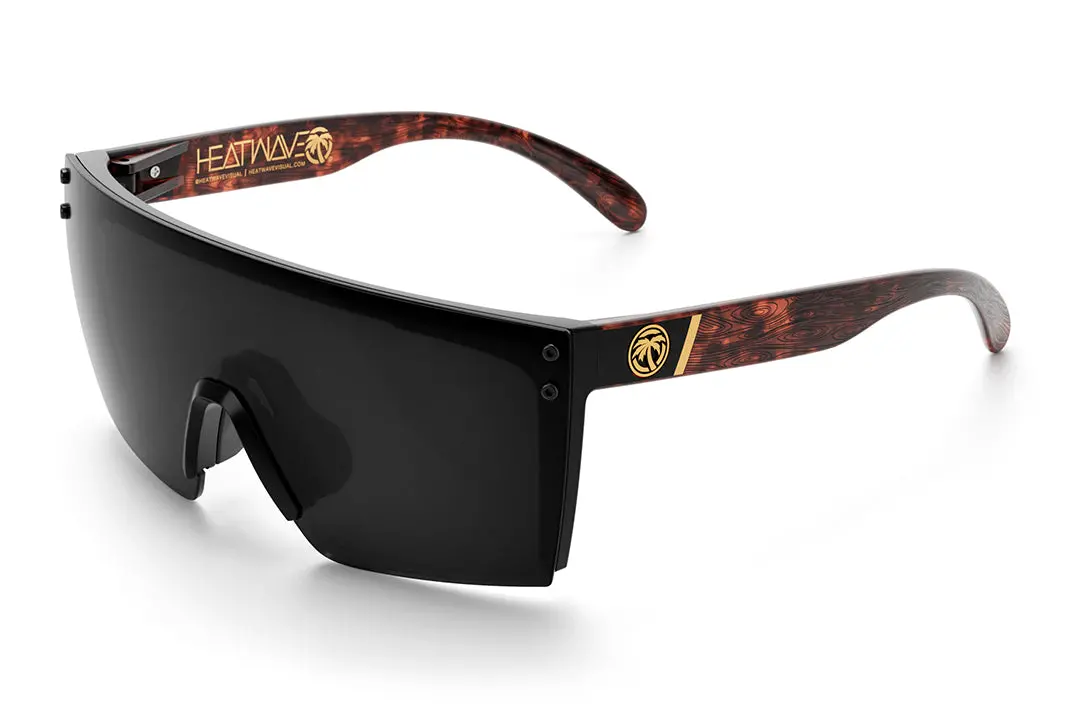 Lazer Face Sunglasses: Woodgrain Customs 1