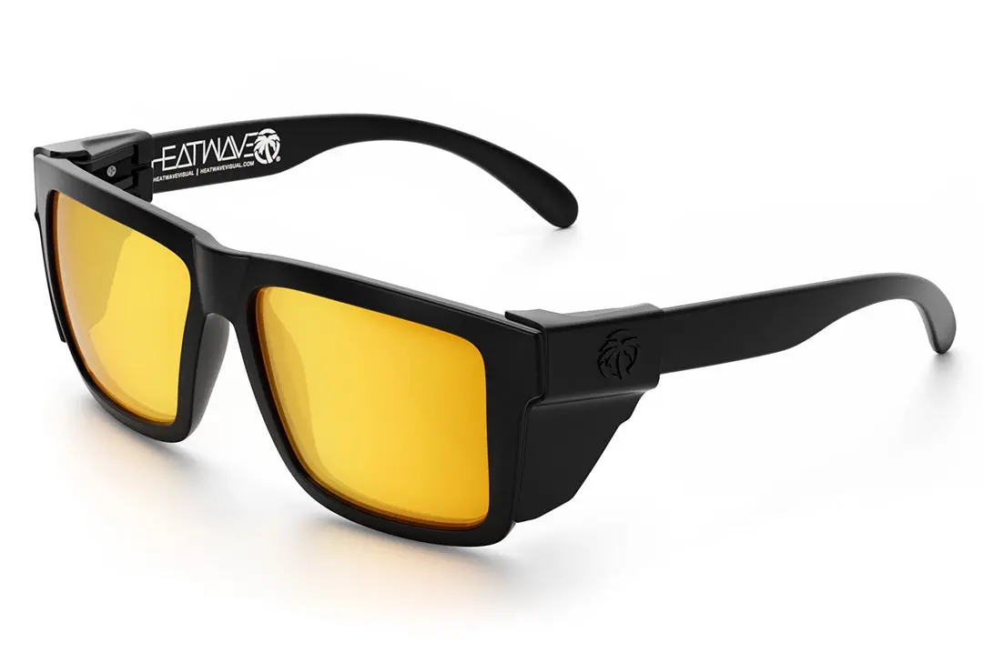 Xl Vise Z87 Sunglasses Black Frame: Gold Lens 2
