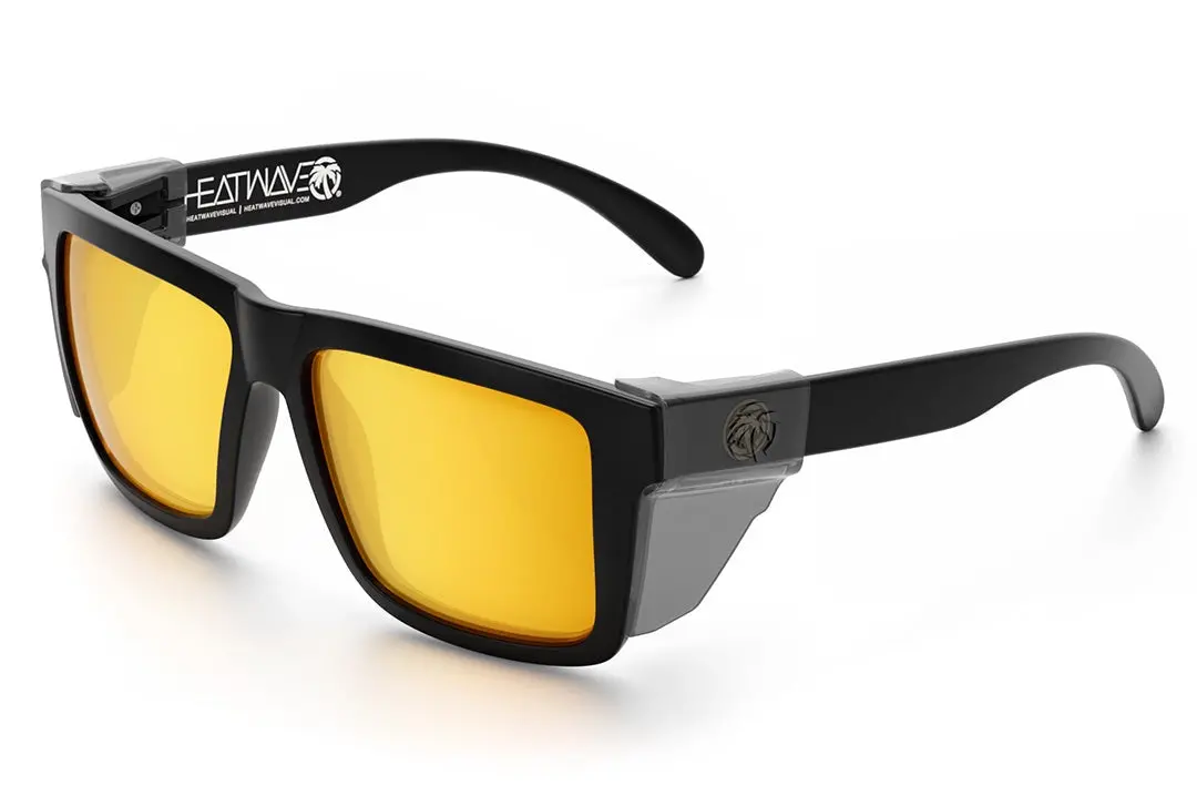 Xl Vise Z87 Sunglasses Black Frame: Gold Lens 3