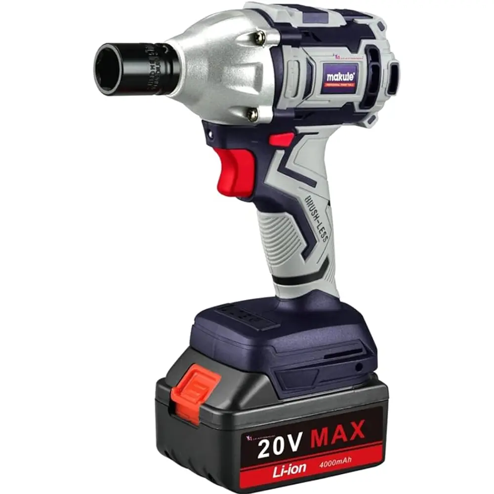 Cw004-2Bl: Cordless Wrench 20V, 800N.M, 2Batt+Ch 1