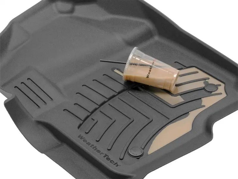 2015 Ford F-150 (Supercrew And Supercab Only) Front And Rear Floorliners - Black 1