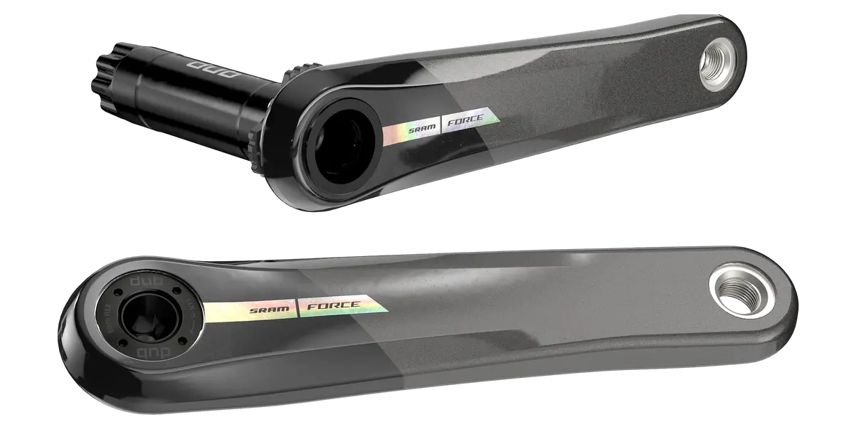 SRAM FORCE D2 DUB Crank Arm Assembly – Carbon Fiber, Wide Q-Factor