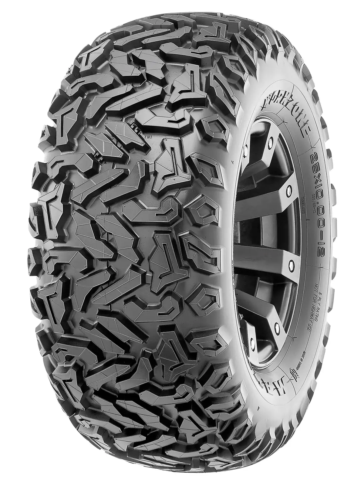 25X10.00-12 Maxxis Workzone Tire 1