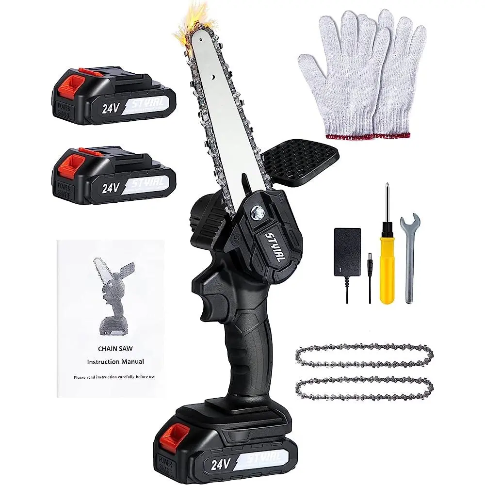 Cordless Chainsaw 6", Brushless 1