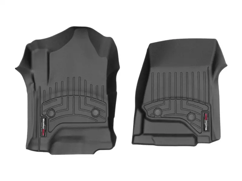 2014+ Silverado 1500 Vinyl Front Floorliner - Black (Fits Double / Crew Cab) 1