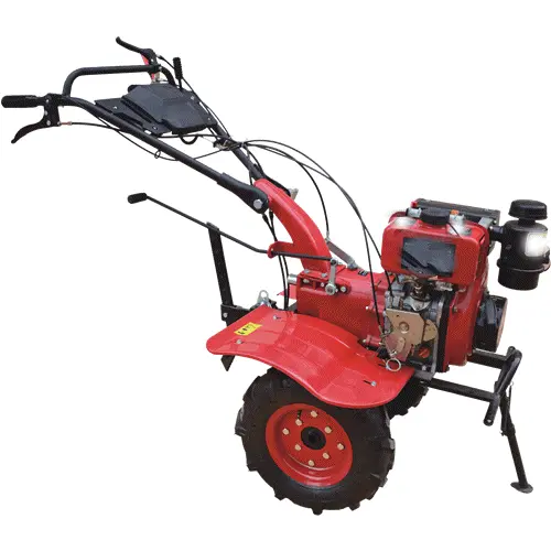 Sd1000-E: Red Diesel Power Tiller 7.5Hp Electric 1