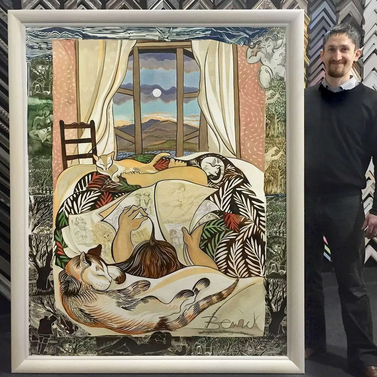 Artwork Framed For Pauline Bewick 1
