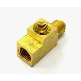 Brake Line Adapter Tee, 3/16" F X 3/16" F X 3/16" M #7900 1