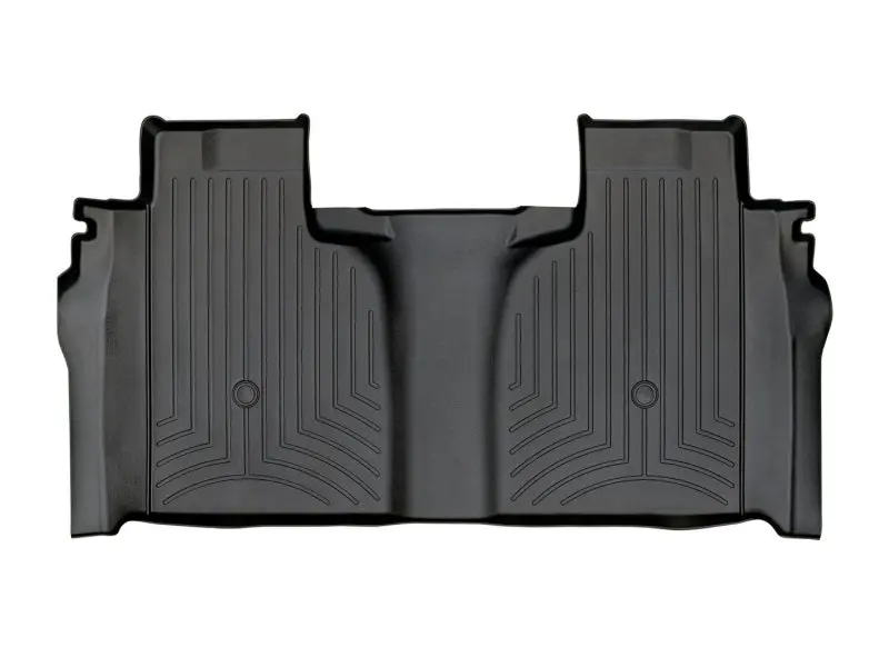 2019-2023 Silverado 1500 Crew Cab (1St Row Bucket Seats) Rear Floorliner - Black 1