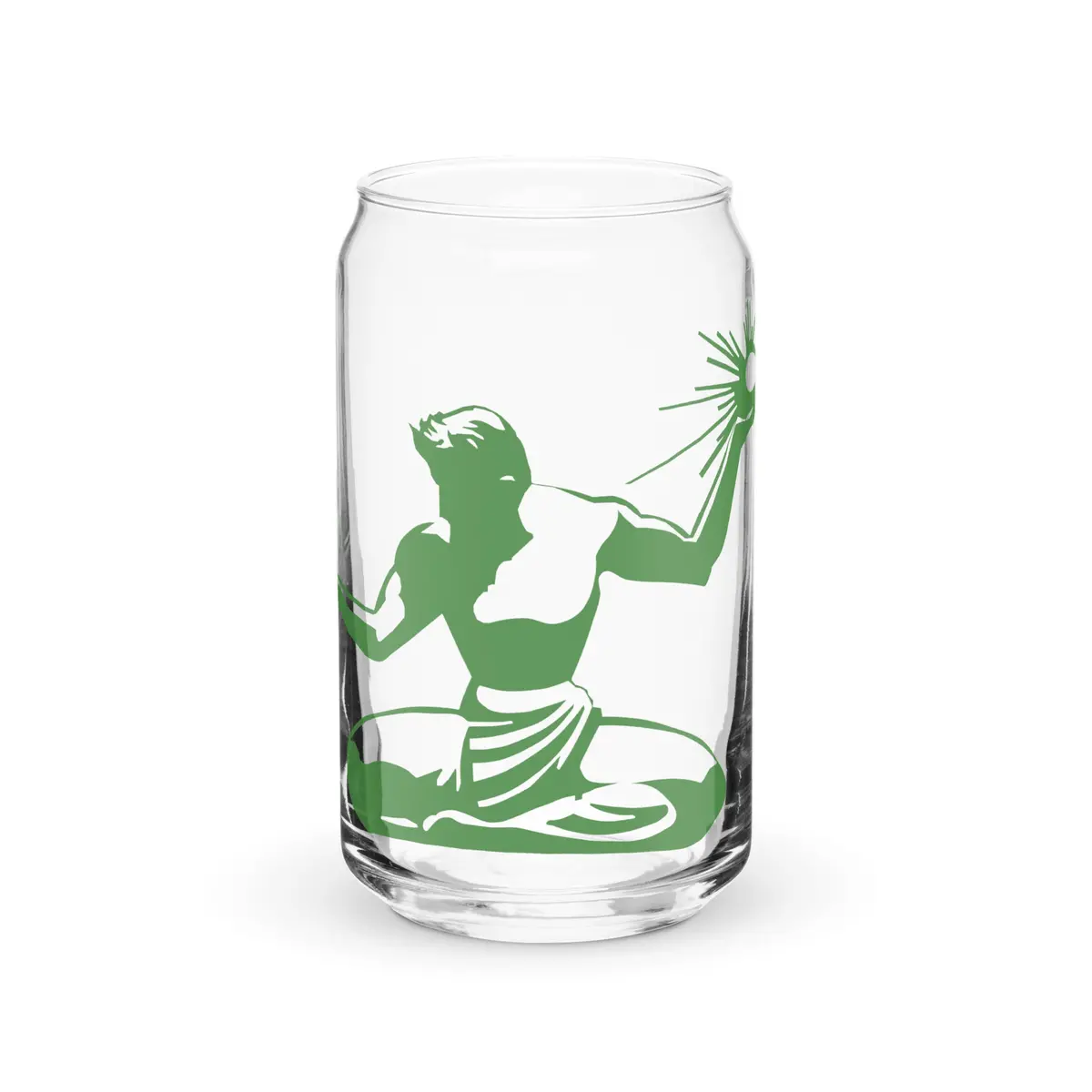 Spirit Of Detroit Can-Shaped Glass - 16 Oz 2