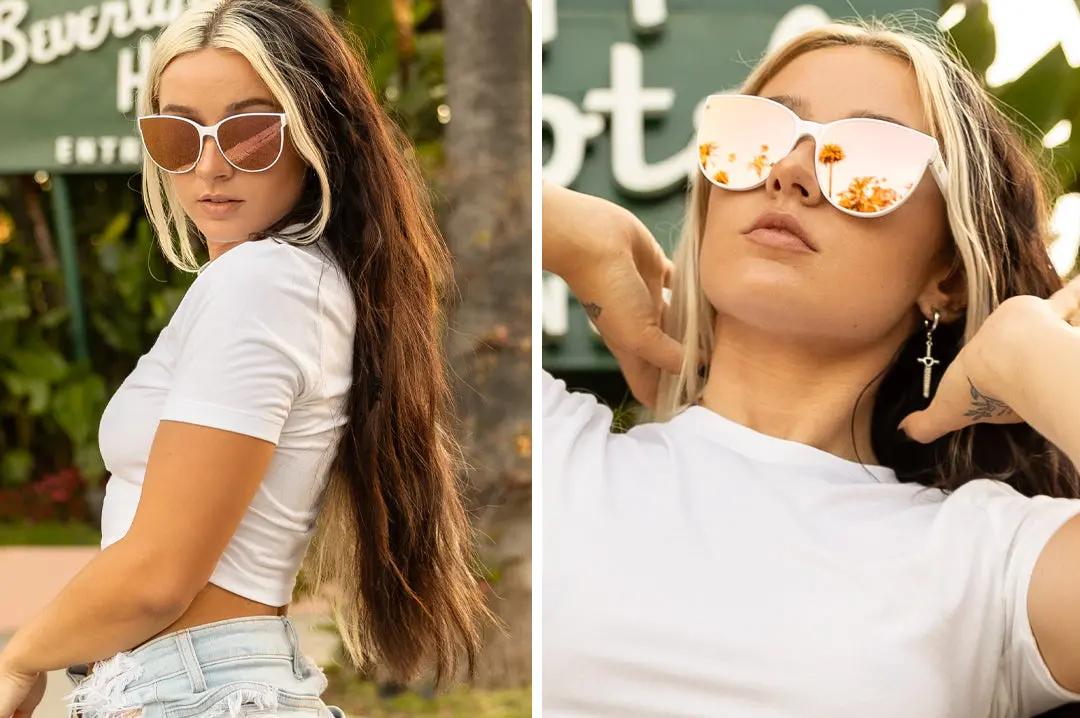 Carat Sunglasses: White 3