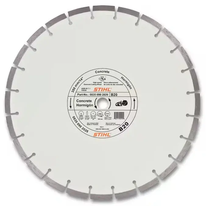 Cutting Wheel D-B20, Diam 400Mm/16" For Ts 800 1