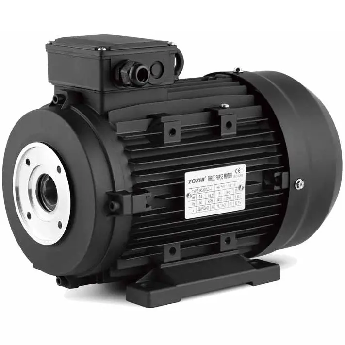 Elec.Motor, Hollow Shaft 10Hp (7.5Kw), 3Ph, 4 Pole 1