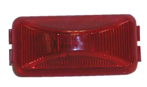 Wesbar Sealed Rectangular Marker/Clearance Light, Red #203368 1