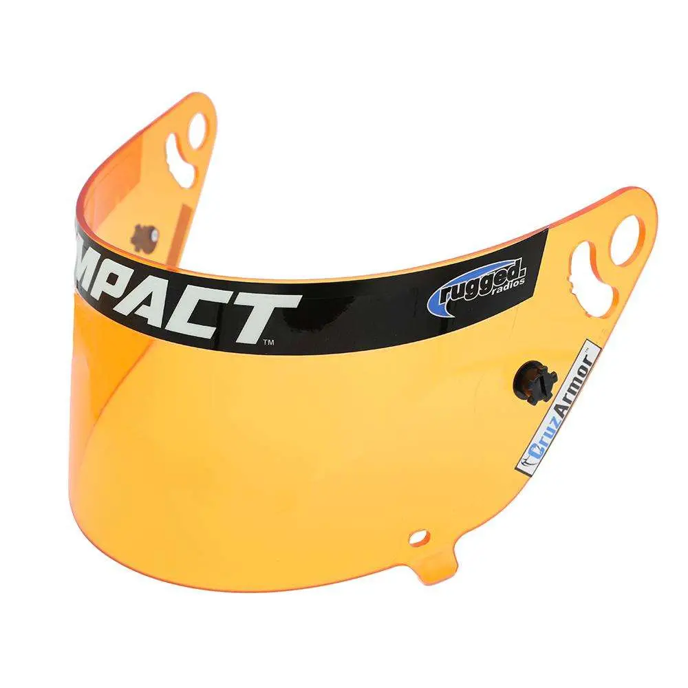 Cruzarmor Impact Amber Helmet Shield 1