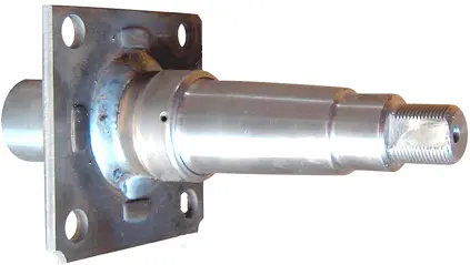 Trailer Axle Spindle, Tapered For 1-3/8" X 1 1/16" Bearings, 2900-3750Lb Axles Ufp #33681 1