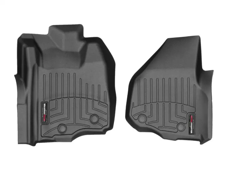 2012-2016 Ford F-250/F-350 Super Duty Vinyl Front Floorliner - Black (Auto Trans) 1
