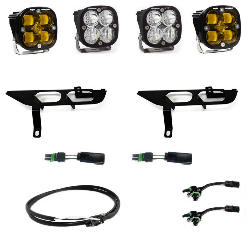 2021-2023 F-150 Baja Designs Sport Series Fog Pocket Kit - Clear 1