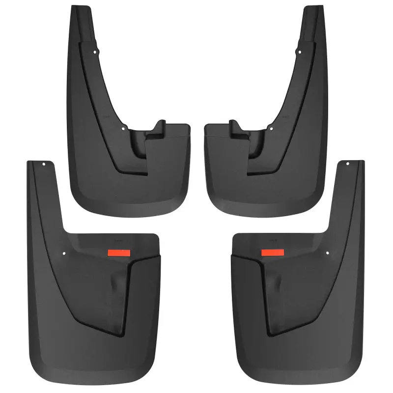 2019-2022 Ram 2500/3500 W/O Oem Fender Flares Husky Front & Rear Mud Guards - Black 1