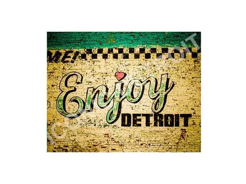Enjoy Detroit Mural Horizontal Luster Or Canvas Print $35 - $430 1