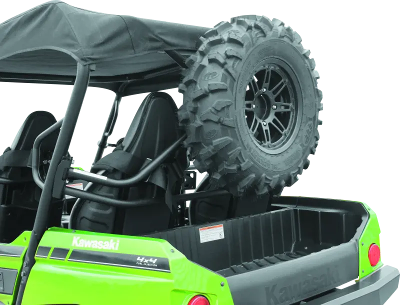 Dragonfire Kawasaki Teryx 4 (2012+) Spare Tire Carrier – Black 1