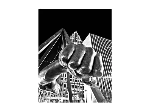 Joe Louis Fist Black And White Luster Or Canvas Print $35 - $430 1