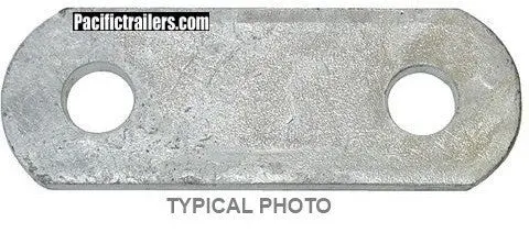 Trailer Frame U-Bolt Strap, Hot-Dip Galvanized For 4 1/8" Wide 1/2" U-Bolts 1