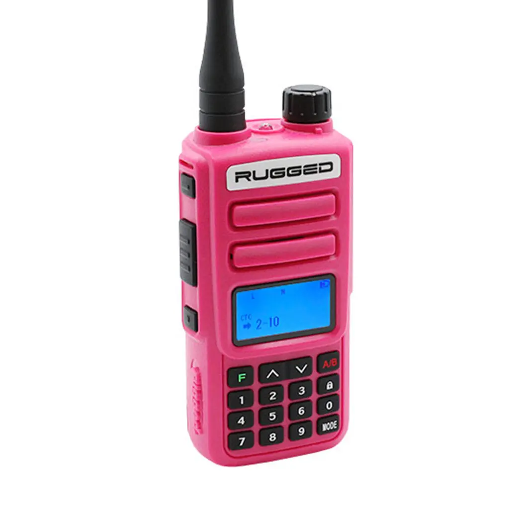 Rugged Gmr2 Plus - Gmrs And Frs Two Way Handheld Radio (Pink) 1