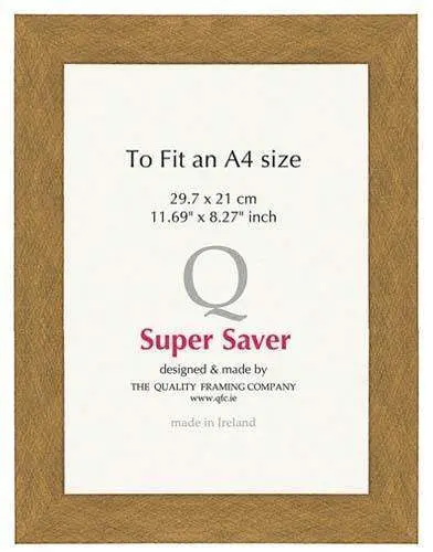 Gold Brushed 40Mm Picture Frame I 6 Pack 1