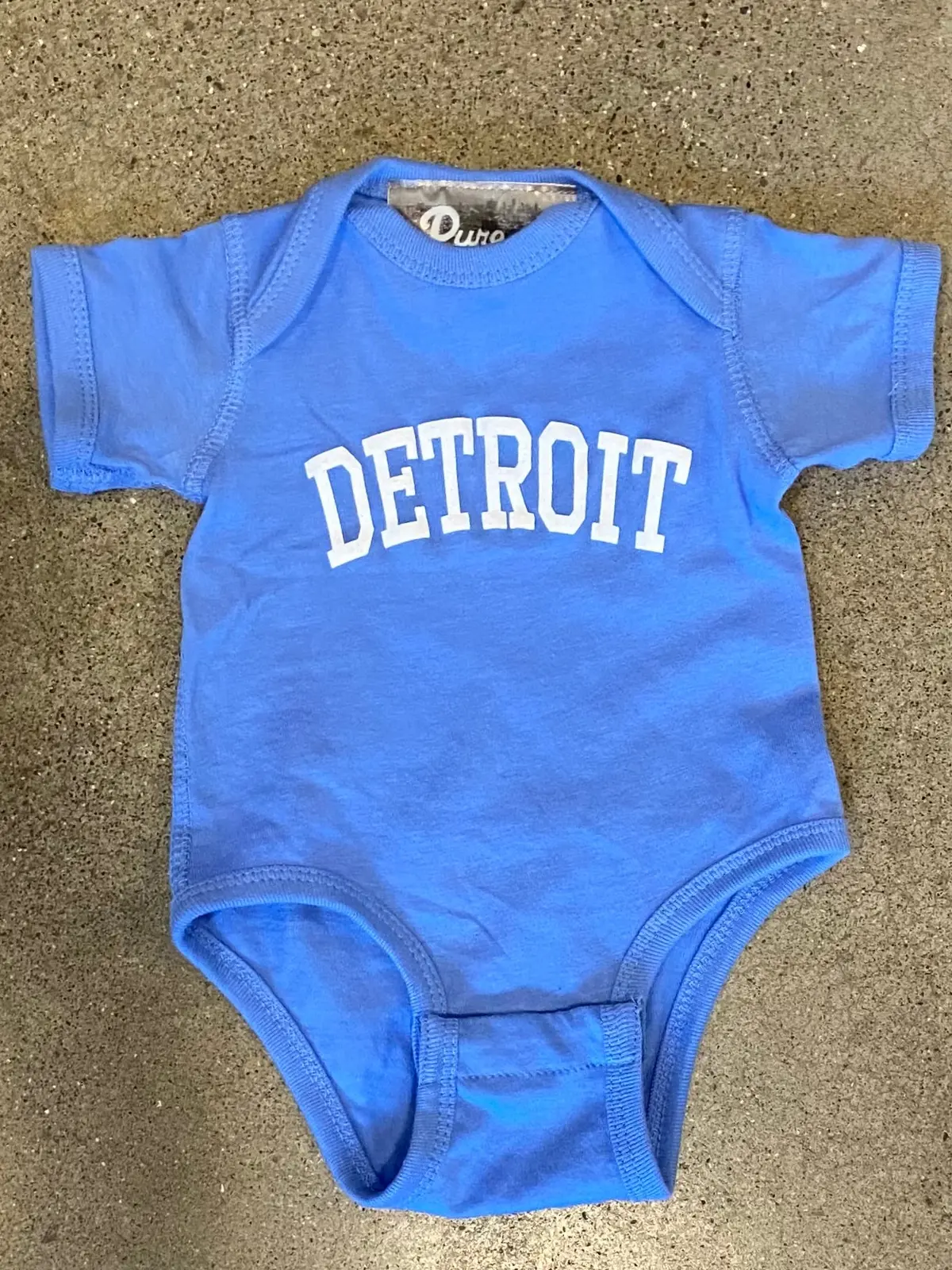 Detroit Collegiate Arch Onesie / Indigo / Baby 1