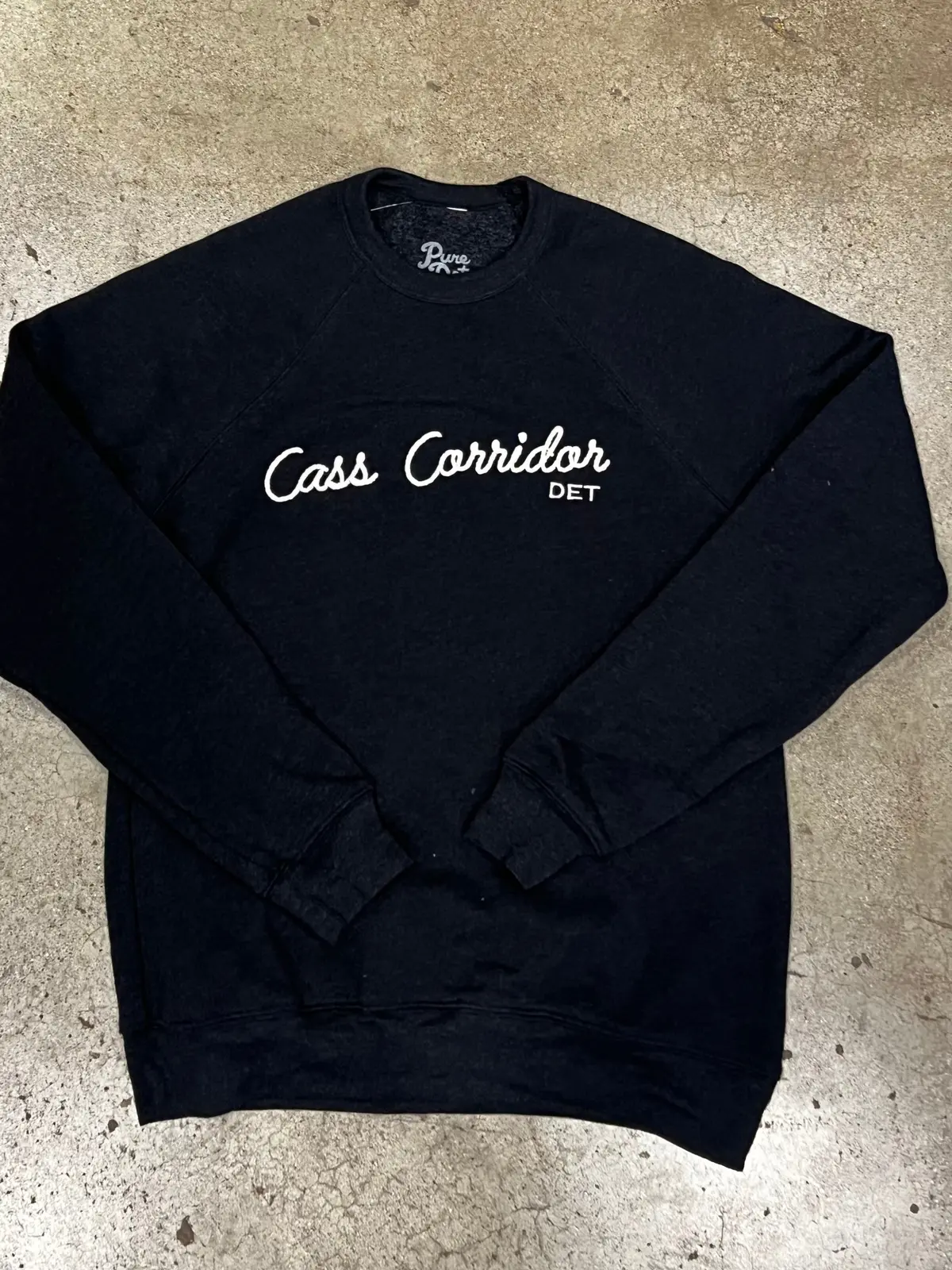 Case Corridor Pullover- Embroidered/ Black / Unisex 1