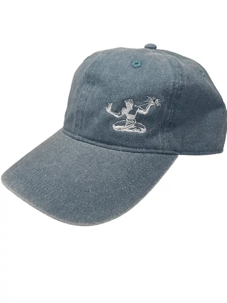 Spirit Of Detroit Adjustable Hat / White + Sky Blue 1