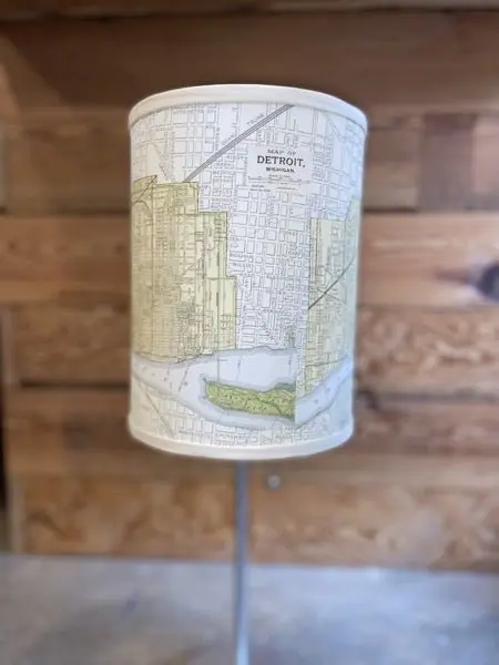 Detroit Map Lamp 1