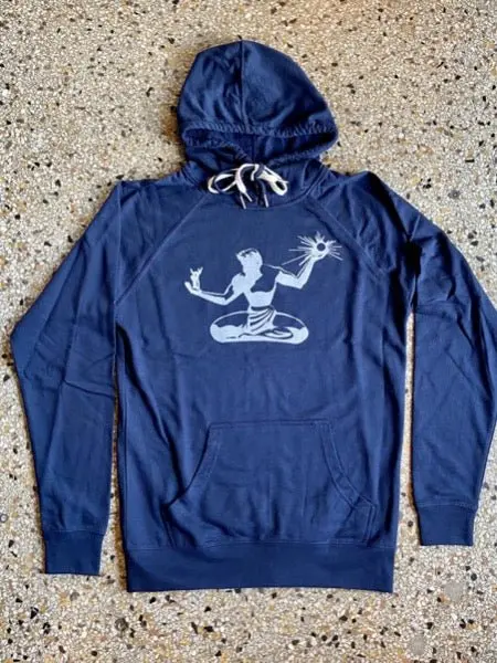 Spirit Lightweight Pullover / White + Indigo / Unisex 1