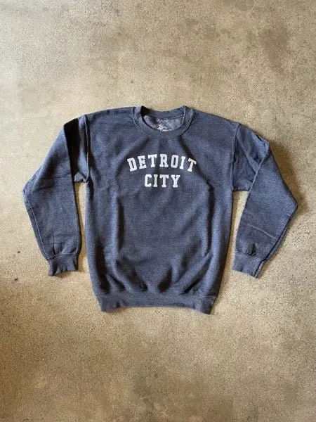 Detroit City Pullover / Charcoal / Unisex 1