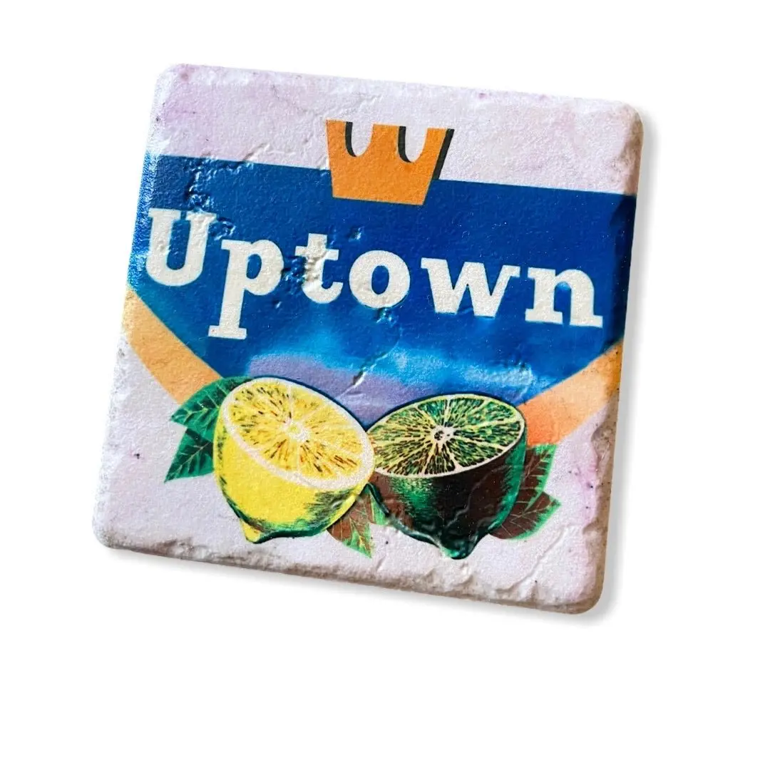 Uptown Soda Porcelain Tile Coaster 1